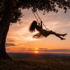 Carolina Ai 06 Woman Sunset Swing V3